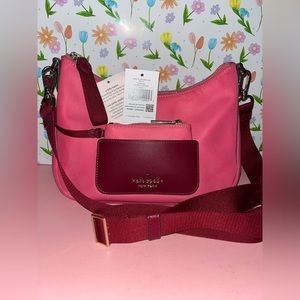 Chelsea Hot Pink Crossbody with Detachable Wallet